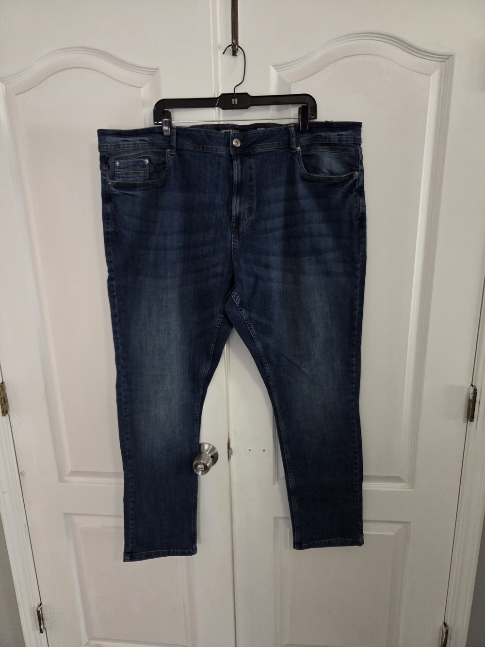 Kenneth Cole Slim Straight Dark Blue Jeans